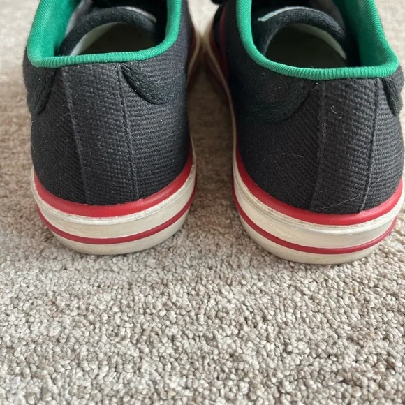 Gucci 1977 Canvas Tennis Sneakers in Black Sz 37 or Women’s Size 7 - Picture 4 of 6